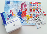 Abbildung -SP Mini-Puzzle EU (20 Stück) Auflage 2018 -hier ist GB noch Mitglied der EU - deshalb kostenlos