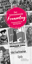 Abbildung -Faltblatt Internationaler Frauentag