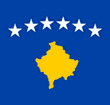 Flagge des Kosovo. Quelle: Cradel, Wikipedia. Lizenz: CC BY-SA 3.0