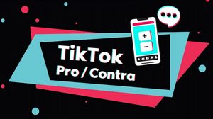 TikTok Pro/Contra. Grafik: LpB via Canva.