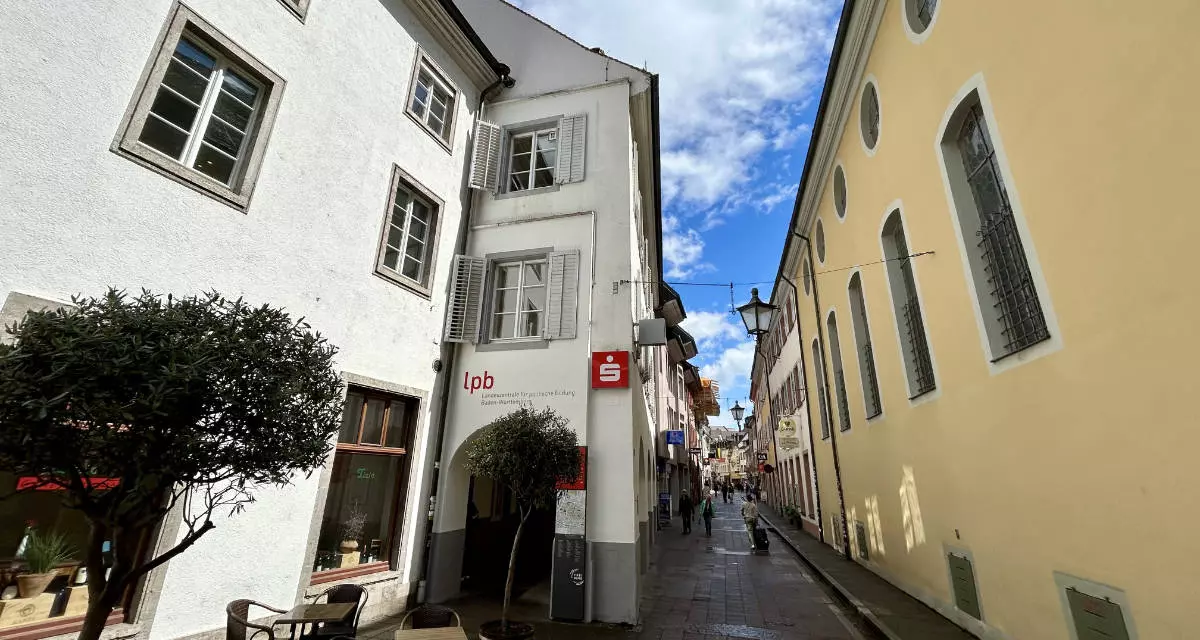Die Außenstelle Freiburg im Rotteckhaus in der Rathausgasse 33.