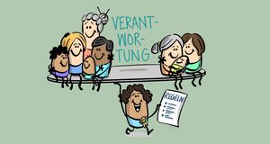 Unterrichtseinheit: 1. Warum gibt es Regeln. Grafik: Jai Wanigesinghe 