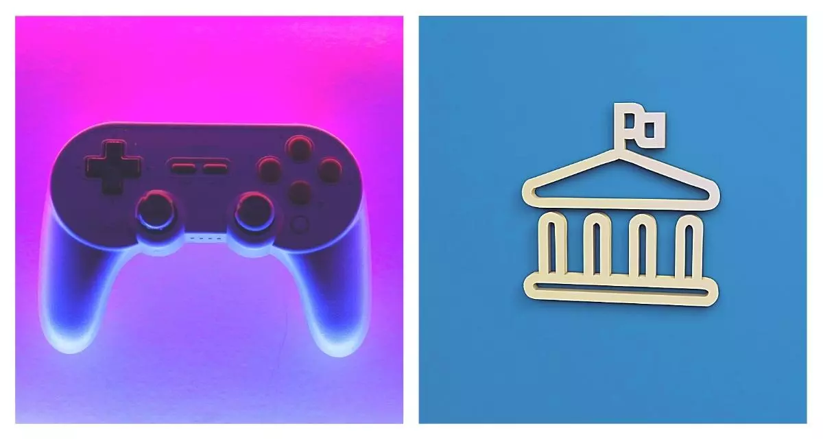 Politik und Games. Collage: LpB BW via Canva.