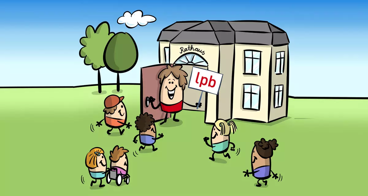 Unterrichtseinheit „MEIN ORT“. Grafik: Jai Wanigesinghe