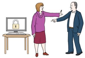 Grafik: Schutz von Daten