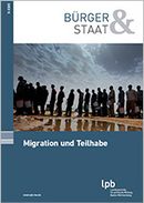 Deckblatt Bürger&Staat: Migration und Teilhabe