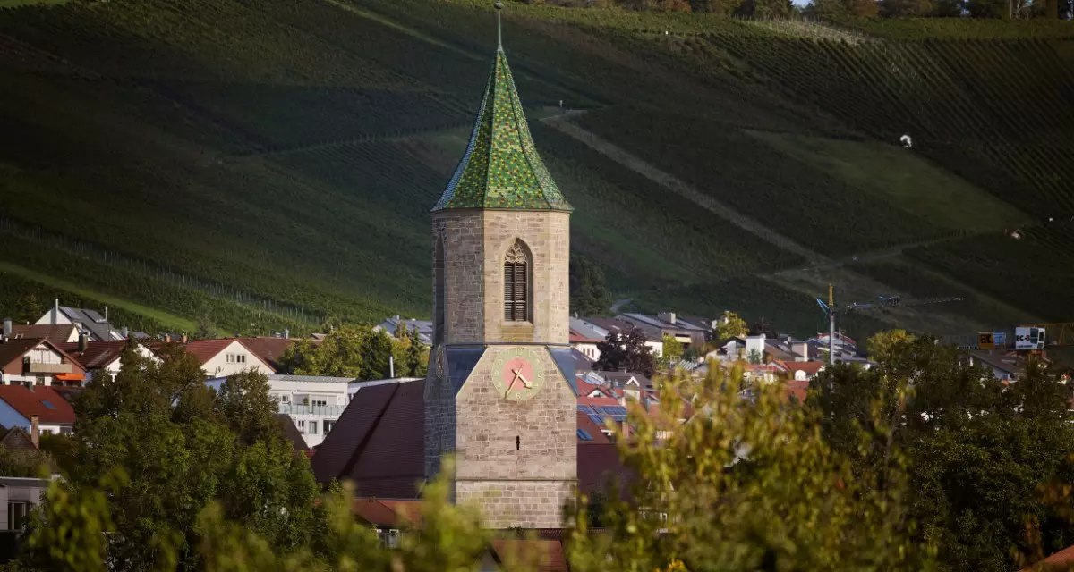 Die historisch bedeutsame „Stiftskirche“ in Beutelsbach. Quelle: LpB BW | Foto: Gottfried Stoppel