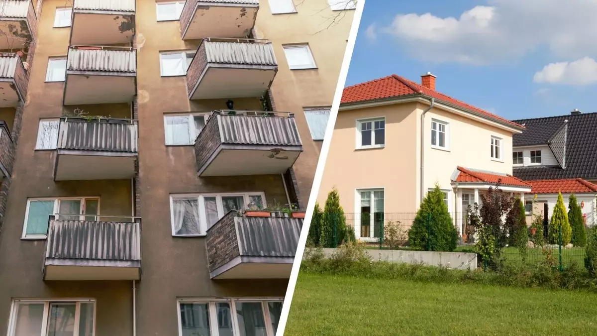 Ob im eigenen Haus oder zur Miete: Wohnen in Deutschland ist in den vergangenen Jahren immer teurer geworden. Collage via Canva.