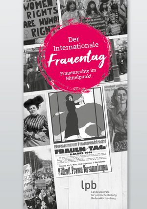 Abbildung -Faltblatt: Internationaler Frauentag