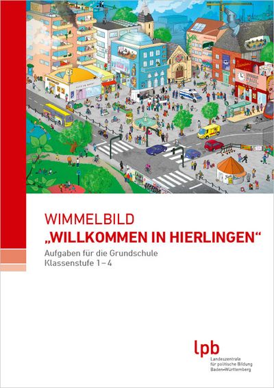 Wimmelbild Willkommen in Hierlingen