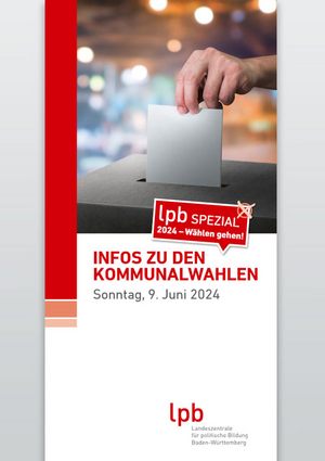 Abbildung -Faltblatt: Infos zu den Kommunalwahlen