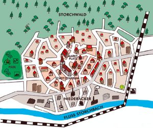Stadtplan von Stochbach
