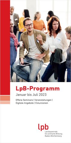 Abbildung -LpB-Programm Januar bis Juli 2023 - nur als PDF