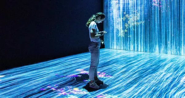 zum Dossier (Frau im Netzstrom. Foto: mahdis mousavi / Unsplash)