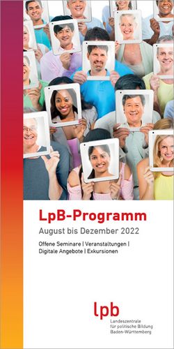 Abbildung -LpB-Programm August bis Dezember 2022 - nur als PDF