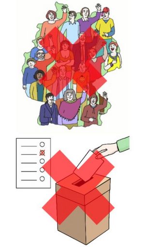 Grafik: Keine Demokratie, keine Wahlen