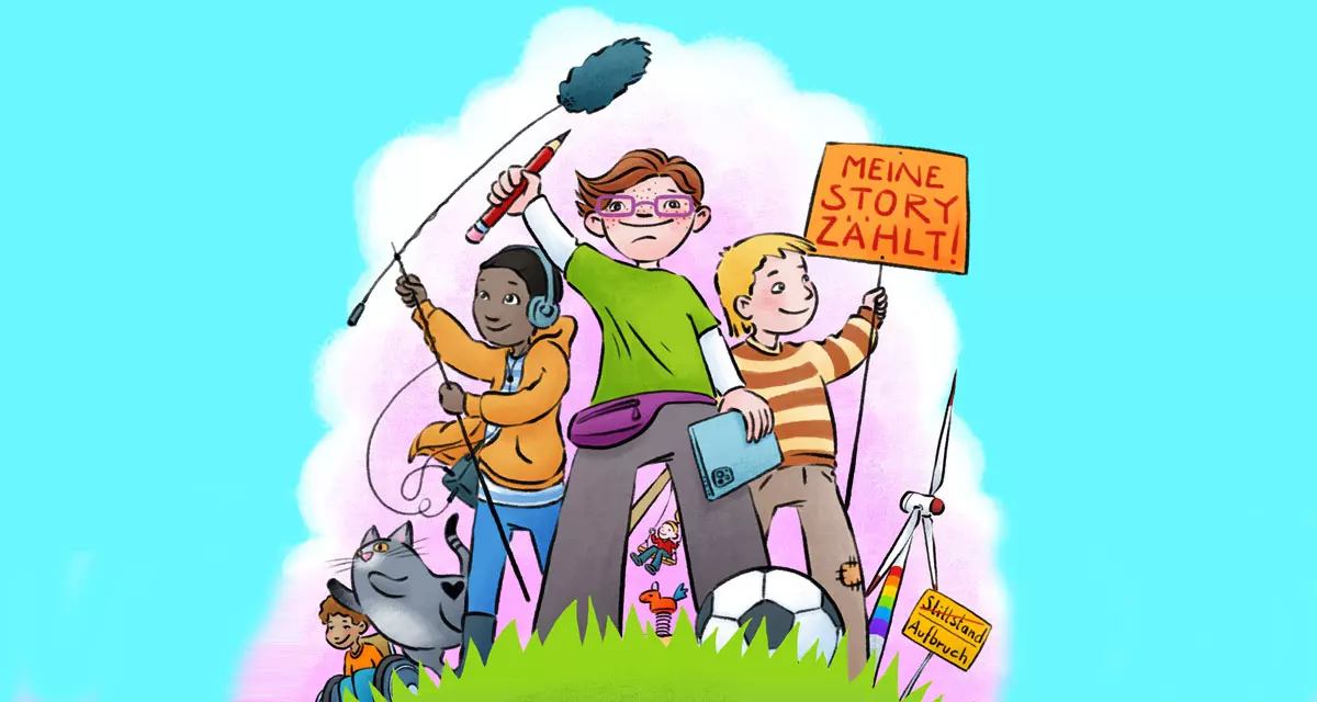 Get reel. Workshop Real-, Werkreal- und Gemeinschaftsschule. Grafik: Friederike Ablang