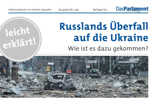 Russlands Überfall auf die Ukraine - leicht erklärt! Deutscher Bundestag, Das Parlament, 2022.