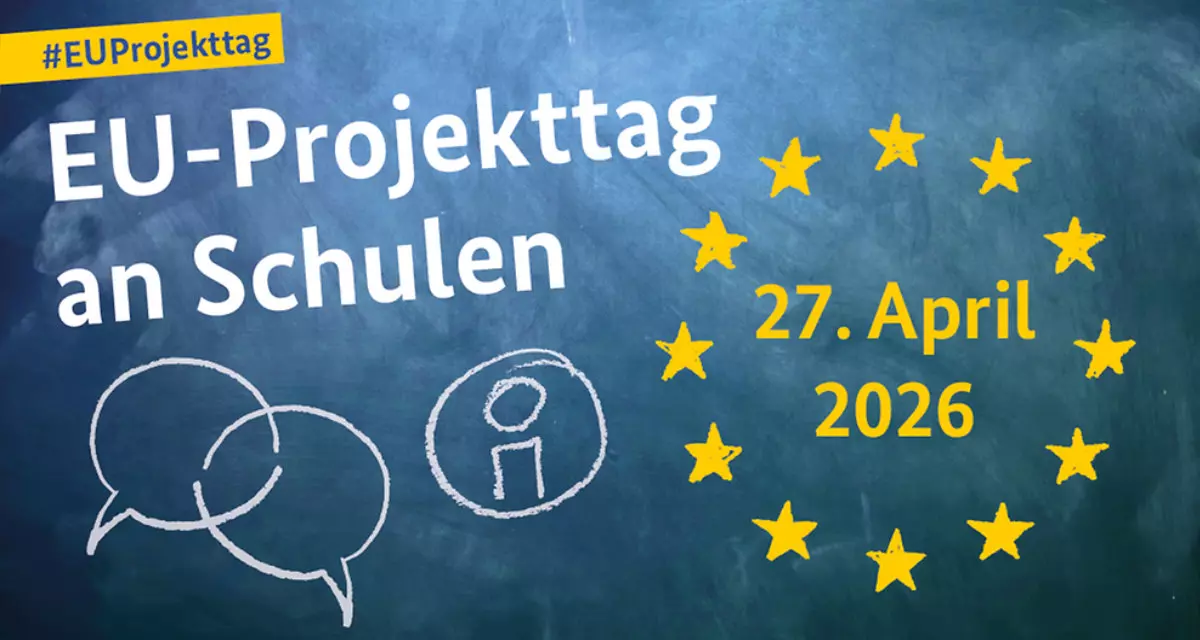 EU-Schulprojekttag am 27. April 2026 | Abbildung: Bundesregierung 