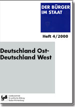 Abbildung -Deutschland Ost - Deutschland West