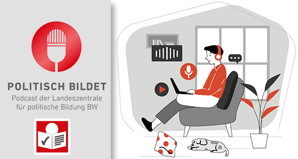 Podcast in Leichter Sprache. Grafik: Adobe Stock, freeslab