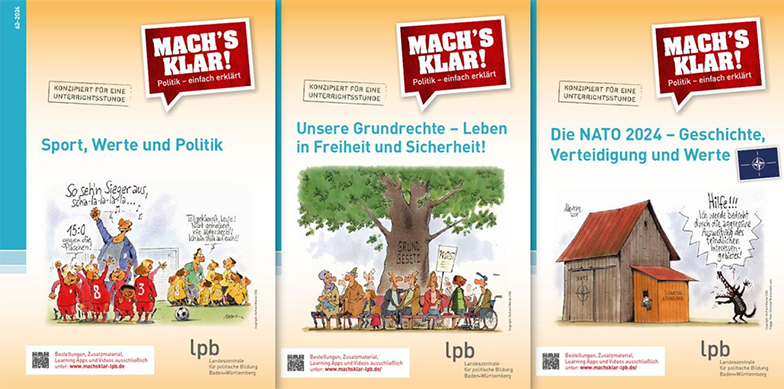 Foto: Ausgaben von "mach's klar".