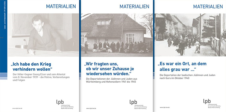 Foto: Ausgaben der Reihe "Materialien".