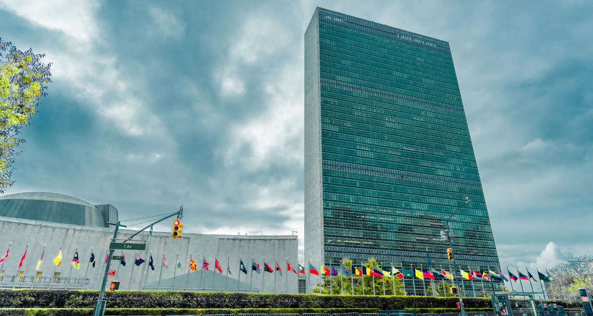 Hauptquartier der Vereinten Nationen in New York.