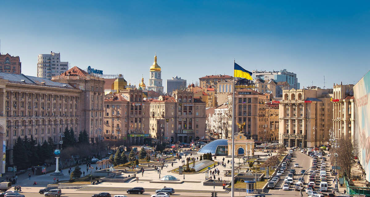 Kiew, Hauptstadt der Ukraine. 