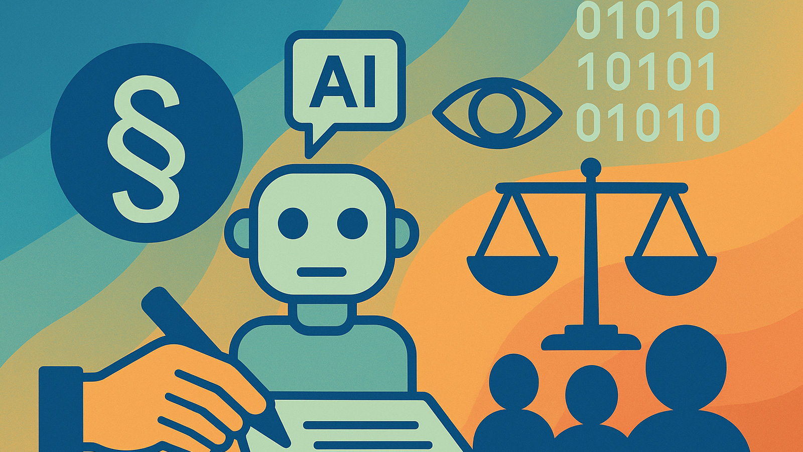 Grafik: europäische KI-Gesetz AI-Act. Grafik: LpB, KI-generiert (ChatGPT) 