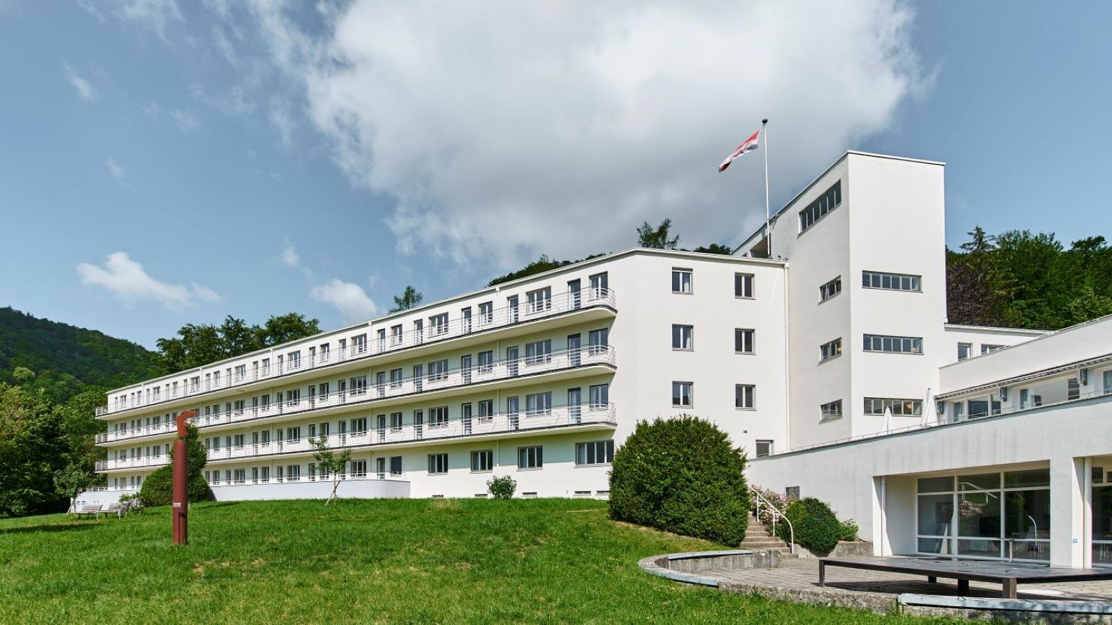 Tagungszentrum Haus auf der Alb, Ansicht Parkseite