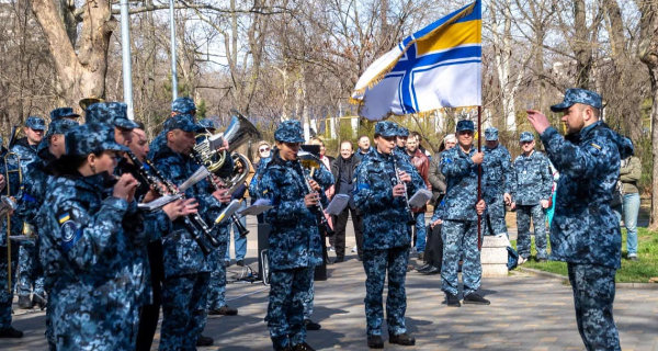Das Marineorchester von Odessa. | Foto: Julia Gorodetskaya